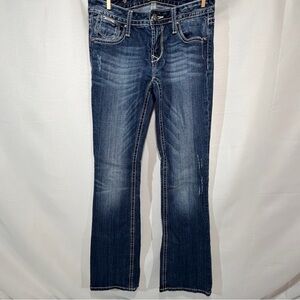 Rerock For Express Jeans 2R Boot Cut Distressed Metal Accents